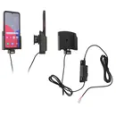 Brodit Halter Aktiv, mit Festanschluss, 12/24V, f�r SAMSUNG Galaxy XCover 6 Pro (Ladung �ber USB-C Anschluss)
