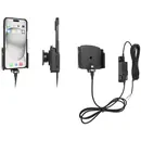 Brodit einstellbarer Halter (seitlich) Aktiv, mit Festanschluss, 12/24V, f�r APPLE iPhone 15 Pro Max, f�r Schutzh�llen mit max Breite: 75-89mm, Dicke: 6-10mm