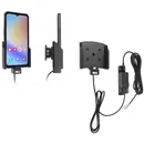 Brodit Halter Aktiv, mit Festanschluss, 12/24V, f�r SAMSUNG Galaxy XCover 7 (Ladung �ber USB-C Anschluss)