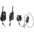 Brodit Halter Aktiv, mit Festanschluss, 12/24V, f�r ICOM IP100H, passt f�r Ger�te mit gro�em oder kleinem Akku