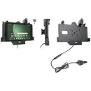 Brodit abschlie�barer Halter Aktiv 12/24V, f�r SAMSUNG Galaxy Tab Active 2, Horizontal, passt f�r Ger�te mit Original H�lle , Ladung �ber Pogo-Pins