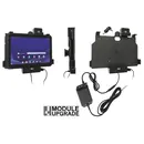Brodit abschlie�barer Halter Aktiv, mit Festanschluss, 12/24V, f�r SAMSUNG Galaxy Tab Active 4 Pro, mit USB Host Anschluss, Horizontal, passt f�r Ger�te mit Original H�lle