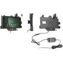 Brodit abschlie�barer Halter Aktiv mit Festanschluss + USB-A HOST, 12/24V, f�r SAMSUNG Galaxy Tab Active 2, Horizontal, passt f�r Ger�te mit Original H�lle , Ladung �ber Pogo-Pins