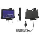 Brodit Halter mit Verriegelung, Aktiv + USB-HOST, 12/24V, f�r SAMSUNG Galaxy Tab Active 4 Pro, Horizontal, passt f�r Ger�te mit Original H�lle