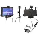 Brodit Halter mit Verriegelung, Aktiv + USB-HOST, mit Festanschluss, 12/24V, f�r SAMSUNG Galaxy Tab Active Pro, Horizontal, passt f�r Ger�te mit Original H�lle