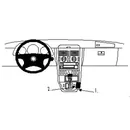 ProClip Halter Mercedes Benz SLK-Klasse / Brodit ProClip f�r Mercedes SLK-Klasse (R170), ab Bj. 1997 bis 2004 Position: Mittelkonsole