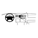 Brodit ProClip f�r Toyota LandCruiser / LandCruiser HG 80, ab Bj. 1995 bis 1998