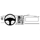Brodit ProClip f�r Citroen Saxo, ab Bj. 1996 bis 2001
