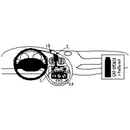 Brodit ProClip f�r Ford Ka, ab Bj. 1997 bis 2008