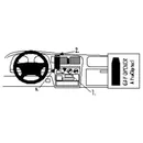 Brodit ProClip f�r Toyota HiLux + HiLux Tundra, ab Bj. 1998 bis 2005