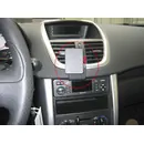 ProClip Halter Peugeot 207 / Brodit ProClip f�r Peugeot 207, ab Bj. 2006 bis 2014 Position: Rechts vom Lenkrad, oben �ber der linken L�ftung