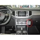 ProClip Halter Volkswagen Golf Sportsvan / Brodit ProClip f�r VW Golf Sportsvan ab Bj. 2014 bis 2021 Position: Rechts vom Lenkrad, an der Mittelkonsole