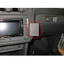 ProClip Halter Volkswagen Caddy / Brodit ProClip f�r VW Caddy, ab Bj. 2015 bis 2020 Position: Rechts vom Lenkrad, Mittelkonsole, rechts am Radio