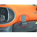 ProClip Halter Smart ForTwo / Brodit ProClip f�r Smart ForTwo III (453) , ab Bj. 11/2014 bis 2024 Position: Rechts vom Lenkrad, rechts neben dem Radio, �ber dem Handschuhfach