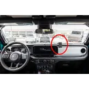 ProClip Halter Jeep Wrangler / Brodit ProClip f�r Jeep Wrangler, ab Bj. 2024 Position: Rechts vom Lenkrad, rechts oberhalb des Displays