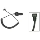 Brodit Ersatzteil: Ladeger�t mit Zigarettenanz�nder, 12/24V, Kabel mit 90 Grad abgewinkelten Micro-USB Stecker