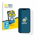 BroTect entspiegelte Displayschutzfolie, 2er Pack, f�r APPLE iPhone 15 Pro