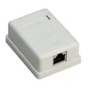 Goobay CAT 6 STP Netzwerk-Anschlussdose 1xRJ45, geschirmt, Anschlu� : LSA