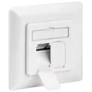 Goobay CAT 6A White Netzwerkdose 2xRJ45, geschirmt, Unterputz, Anschlu� : LSA