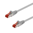 Goobay Patchkabel 0.25m, CAT 6 S/FTP (PIMF), Grey