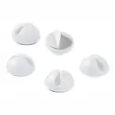 Goobay Kabelmanagement / Kabelf�hrung 5x 1 Leitung (Durchmesser: max 7.8mm), white