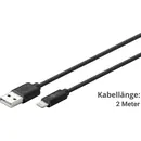 Goobay Daten- / Ladekabel, Lightning auf USB f�r APPLE iPad (2017), Black, 2m
