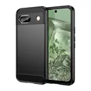 TPU Case (H�lle), Carbon-Style, black, f�r GOOGLE Pixel 8a