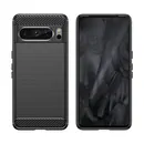 TPU Case (H�lle), Carbon-Style, black, f�r GOOGLE Pixel 8 Pro