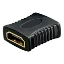 Goobay HDMI Adapter (Kupplung), 4K / 60 Hz, Buchse A auf Buchse A, vergoldet