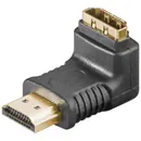 Goobay HDMI Winkel Adapter Stecker USB-A auf Buchse USB-A, 90 Grad