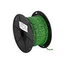 Lautsprecherkabel verdrillt 2 x 0.75mm green / green-black, 100m Rolle