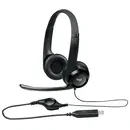 Logitech H390 USB Kopfb�gel Headset , Black, USB-A