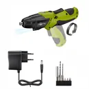 Goobay Mini Akkuschrauber mit drehbarem Handgriff und LED-Leuchte