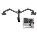 Goobay Doppel-Monitorhalter FLEX f�r LCD / TFT von 43 bis 81cm (17 bis 32 Zoll), bis 8kg pro Monitor
