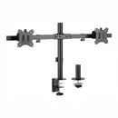 Goobay Doppel-Monitorhalter FIX f�r LCD / TFT von 43 bis 81cm (17 bis 32 Zoll), bis 9kg pro Monitor