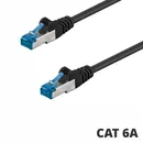 Goobay Patchkabel 10m, CAT 6A S/FTP (PIMF), Black