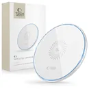 TechProtect 15W Ultraflacher Wireless Fast Charger, f�r alle Ger�te mit Qi Standard , White