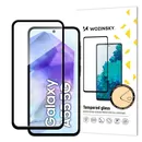 Wozinsky Full Glue GLASS (Vollfl�chig), Displayschutz f�r SAMSUNG Galaxy A55 5G, Glasrand-Farbe: Black