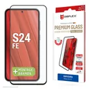 Displex REAL GLASS (Vollfl�chig), Displayschutz f�r SAMSUNG Galaxy S24 FE