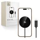 TechProtect A50 Black, MagSafe Ladekabel f�r APPLE iPhone 17, 25 Watt, USB-C auf kabelloses MagSafe / Qi2 Ladesystem