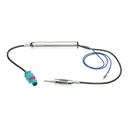 Antennen Adapter: Fakra (m) auf DIN (m), 12V Phantomspeisung, f�r Radioanschluss