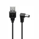 Goobay DC-Adapter, 1.5 Meter, black, USB-A Stecker auf Hohlstecker 5.5 x 2.1 mm