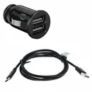 Goobay KFZ Ladekabel, 12/24V f�r GIGASET GX4, 2.4A, Black