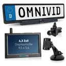 omniVID Solar4 R�ckfahrvideosystem, 4.3 Zoll R�ckfahrkamera-System, kabellos