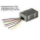 DC/DC Converter 2-Kanal (Spannungswandler) 24V auf 12V / Max: 2 x 10A