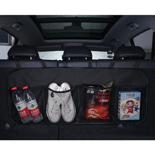Kofferraum-Organizer Rücksitz, 8 Taschen halten das Auto sauber