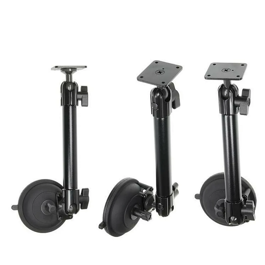 Bild 1 : 202012 : Brodit Standfuss / Sockelhalterung mit Saugfuss, L�nge: 280mm (max. Belastung: 1kg), Kugelkopf: 20mm