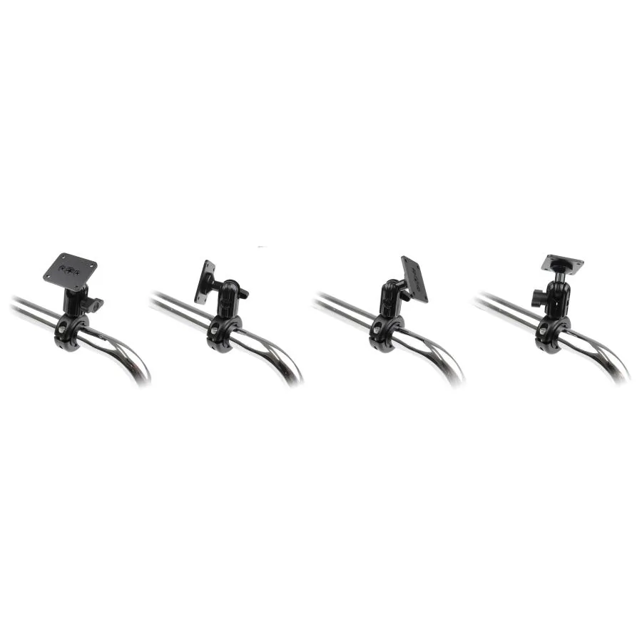 Bild 2 : 202026 : Brodit Halterung f�r Rohre mit 20 bis 32mm Durchmesser, Auflagefl�che: 50 x 42mm, schwenkbare Montageplatte , Kugelkopf: 20mm
