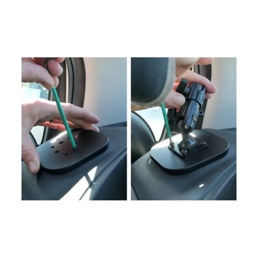 Bild 3 : 213554 : Brodit ProClip (extra stabil) für Fiat Doblo ab Bj. 2023 (inkl. Sockelhalterung & Schrauben!)