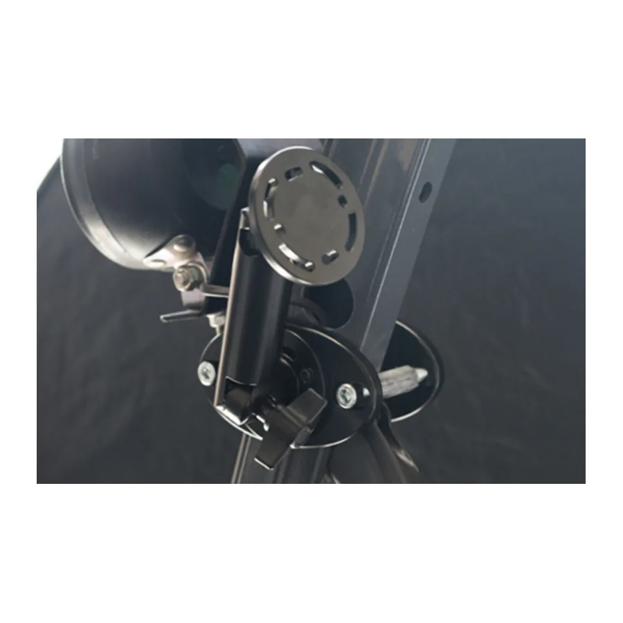 Bild 4 : 215677 : Brodit Grundhalterung f�r Flachstahl-Stege (z.B. f�r Gabelstapler), max Steg-Breite 87mm, Dicke 5-130mm